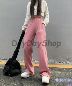 ダンスウェア ストリート風 カジュアル ズボン レディース 運動パンツ ステージ 公演服 ストレートパンツ HIPHOP ゆったり ヒップホップ 原宿風