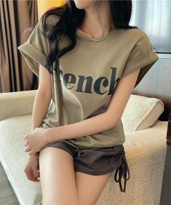 Tシャツ レディース 夏 綿 半袖 カットソー カジュアル ゆったり おしゃれ 可愛い 大きいサイズ シンプル インナー コットン 涼しい ひんやり クルーネック