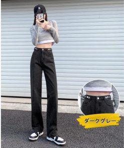 ワイドパンツ レディース ロング丈 黒スラックス スリット ラッパズボン ボトムス ハイウエスト 大きいサイズ ビジネス おしゃれ OL 通勤 着痩せ オフィス