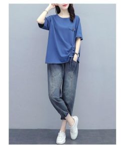 Tシャツ レディース トップス 40代 半袖 綿 春夏 カットソー 新作 大きいサイズ シンプル UVカット 韓国風 20代 おしゃれ 30代 かわいい 40代