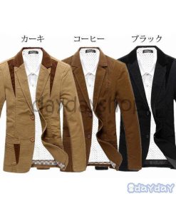 テーラードジャケット メンズ ブレザー 切り替え スーツ 長袖 ビジネススーツ 紳士用 通勤 アウター Jacket 細身 カジュアルスーツ 3色 春秋 20代30代40代