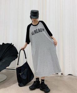 トップス レディース Tシャツ 40代 ワンピース 春 夏 五分袖 ホワイト 白 ワンピース 綿 ワンピースタイプ チュニック 50代 着痩せ 30代 韓国風オシャレ