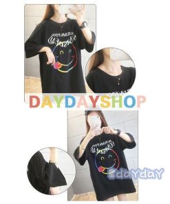 肌着 カジュアル カットソー 可愛い ドルマン レディース ビッグtシャツ 夏服 半袖tシャツ ゆったり 半そでTシャツ ゆるカットソー リゾート ロゴプリント