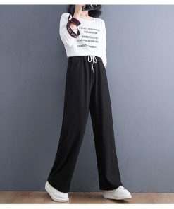 ワイドパンツ パンツ レディース 40代 秋冬 綿 ロングパンツ 韓国風 おしゃれ 20代 30代 50代 ハイウエスト 楽ちん ゆったり 通勤