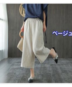 ワイドパンツ レディース 通勤 無地 リボン ストレートズボン ボトムス ハイウエスト 大きいサイズ カジュアル おしゃれ オフィス 着痩せ 通勤 OL 薄手