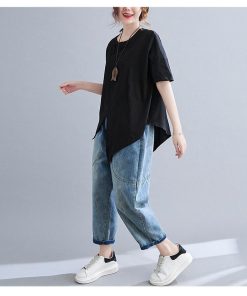 Tシャツ レディース トップス 40代 半袖 綿 春夏 新作 綿麻 大きいサイズ シンプル UVカット 韓国風 20代 30代 かわいい おしゃれ 黒 40代 白