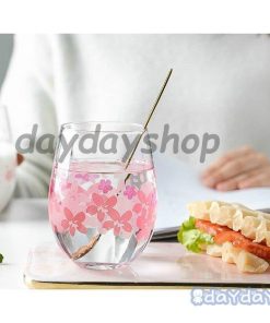 キッチン用品 食器 お茶用品 コップ グラス 透明 花柄 桜 さくら キュート 春 ピンク清潔感 来客用 ジュース クリア