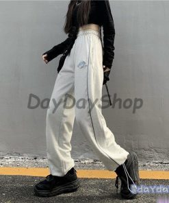 ダンスウェア ストリート風 カジュアル ズボン レディース 運動パンツ ステージ 公演服 ストレートパンツ HIPHOP ゆったり ヒップホップ 原宿風