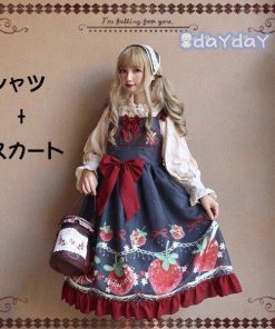 ドレス 衣装 ロリータファッション ロリータ服 Lolita 可愛い 日常 ゴスロリ イベント,忘年会,文化祭, 女性