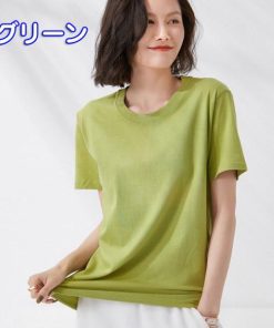 Tシャツ レディース トップス 春夏 40代 新作 半袖Tシャツ おしゃれ 韓国風 大きいサイズ きれいめ カジュアル 大人 ゆったり 20代 白 シンプル 30代 黒