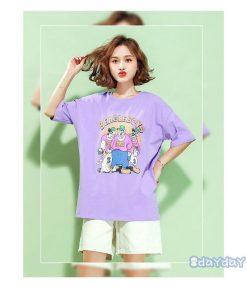 プリント レディース カジュアル 大きいサイズ オシャレ夏用 ゆったり Tシャツ 夏Tシャツ トップス ティシャツ 女性Tシャツ 綿 半袖 通勤