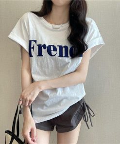 Tシャツ レディース 夏 綿 半袖 カットソー カジュアル ゆったり おしゃれ 可愛い 大きいサイズ シンプル インナー コットン 涼しい ひんやり クルーネック