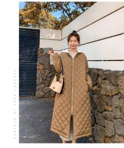 防寒 軽量 ロング アウター オシャレ 中綿コート キルティングコート 冬服 防風 中綿 オーバー カジュアル ジャケット レディース