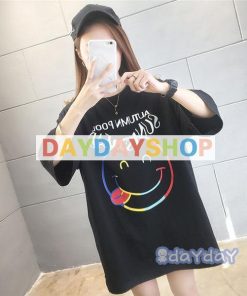 肌着 カジュアル カットソー 可愛い ドルマン レディース ビッグtシャツ 夏服 半袖tシャツ ゆったり 半そでTシャツ ゆるカットソー リゾート ロゴプリント