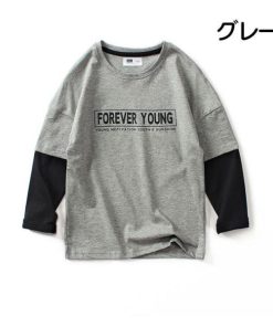 長袖Tシャツ ロンT トップス 大きいサイズ 韓国子供服 キッズ 男の子 ジュニア プリント カジュアル 保育園 幼稚園 入園 春新作 100 130 110 150 120 140