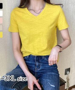 Tシャツ レディース トップス 40代 半袖 綿 白 ニット 春夏 カットソー 新作 大きいサイズ シンプル UVカット 韓国風 かわいい 20代 30代 おしゃれ 40代