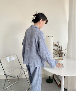 パジャマ レディース 春 秋 長袖 パジャマ ロングパンツ ルームウェア 花柄 上下セット 前開き パジャマ 可愛い 韓国風 部屋着 パジャマ 寝巻き