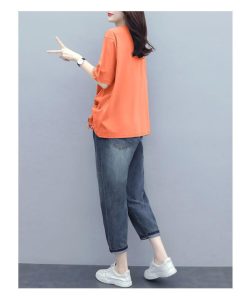 Tシャツ レディース トップス 40代 半袖 綿 春夏 カットソー 新作 大きいサイズ シンプル UVカット 韓国風 20代 おしゃれ 30代 かわいい 40代