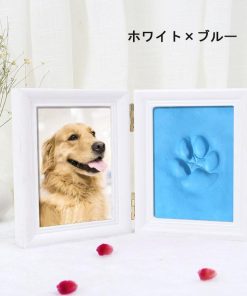 手形 猫の手形  犬の足型 肉球グツズ ギフト 足形キット ペットフレーム フォトフレーム ペット用品 メモリアルグッズ 肉球グッズ 犬の足型 ペットの足型