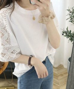 Tシャツ レディース 夏 綿 トップス 40代 半袖 カットソー 新作 大きいサイズ シンプル 刺繍 UVカット 韓国風 20代 30代 おしゃれ 40代 かわいい