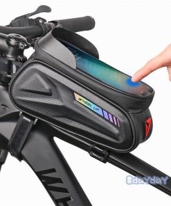 防水 7.0インチ コンパクト バイク サイドバック ロードバイク サイクル フロントバッグ 大容量 サイクリングバッグ 多機能 自転車 バッグ フレームバッグ 軽量