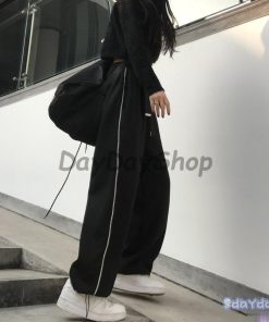 レディース HIPHOP ダンスウェア ストリート風 ズボン 運動パンツ ヒップホップ 原宿風  カジュアル ゆったり ステージ 公演服 ストレートパンツ