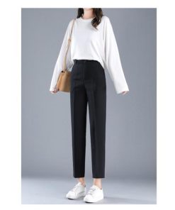 テーパードパンツ 40代 レディース 春夏 韓国風 タックパンツ 大きいサイズ 20代 30代 50代 ハイウエスト 美脚 ストレッチ 無地 通勤 おしゃれ オフィス