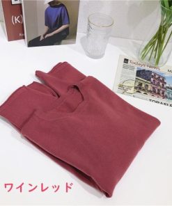 ニット レディース 40代 秋冬 新作 トップス 長袖 着痩せ カットソー Tシャツ トップス 韓国風 無地 おしゃれ 30代 50代 ピンク 赤 白 黒 緑 9色 黄 茶 紫 青