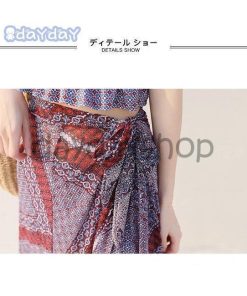 エスニック柄 スイムウェア 薄手 セパレート パレオ 水着セット 水着 ワンピース型 カップ付き レディース 水着セット ショートパンツ