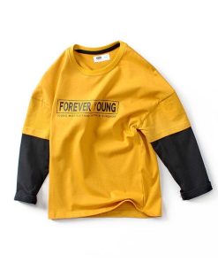 長袖Tシャツ ロンT トップス 大きいサイズ 韓国子供服 キッズ 男の子 ジュニア プリント カジュアル 保育園 幼稚園 入園 春新作 100 130 110 150 120 140