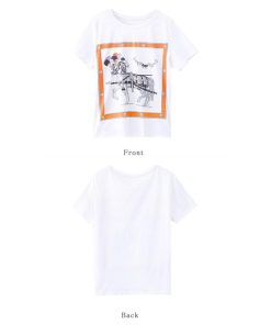 Tシャツ レディース 夏 プリント トップス 40代 半袖 カットソー 大きいサイズ シンプル UVカット 韓国風 新作 かわいい 20代 おしゃれ 30代