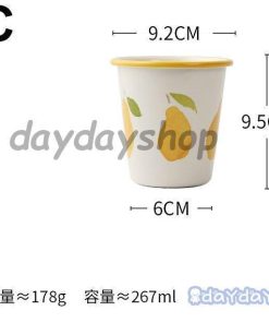 コーヒーカップ お茶用品 洋ナシ 果実 食器 リンゴ ティーカップ マグカップ ピンク コップ レトロ 果物 キッチン用品 ホワイト