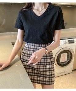 Tシャツ レディース トップス 40代 半袖 綿 白 ニット 春夏 カットソー 新作 大きいサイズ シンプル UVカット 韓国風 かわいい 20代 30代 おしゃれ 40代