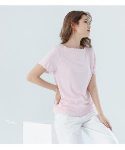 Tシャツ レディース トップス 40代 半袖 綿 春夏 カットソー 新作 大きいサイズ シンプル UVカット 韓国風 20代 おしゃれ 30代 かわいい 40代