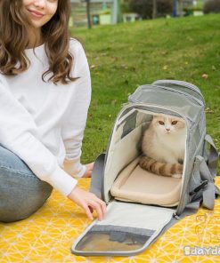 車載 手提げ お出かけ便利 安全ロック 猫 ペットキャリーバッグ 通気性抜群 軽量 ペット用バッグ 折りたたみ 3way 犬 Pet ショルダー