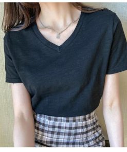 Tシャツ レディース トップス 40代 半袖 綿 白 ニット 春夏 カットソー 新作 大きいサイズ シンプル UVカット 韓国風 かわいい 20代 30代 おしゃれ 40代