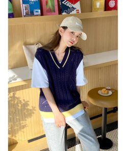 Tシャツ レディース 夏 半袖 綿 Vネック カットソー トップス シンプル 透けない おしゃれ コーデ UVカット きれいめ 40代 30代 20代 スリット