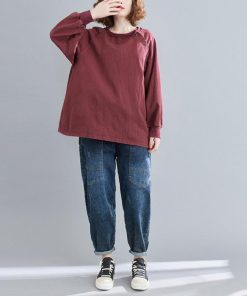 Ｔシャツ トップス レディース 40代 韓国風 秋冬 新作 きれいめ 体型カバー ゆったり 50代 大きいサイズ 30代 おしゃれ お洒落