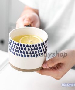 リーフ柄 コーヒーカップ お茶用品 カフェ 食器 ホワイト ナチュラル マグカップ ブルー キッチン用品 ティーカップ リラックス