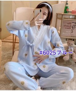 パジャマ レディース ルームウェア 秋冬 綿 長袖 上下セット 可愛い ロングパンツ 授乳服 マタニティ服 ゆったり 寝巻き 部屋着 入院 産前 産後 寝間着