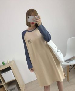 ワンピース レディース 秋冬 マタニティ服 長袖 授乳ワンピース マタニティ ワンピース ロング丈 綿 着心地 ゆったり 韓国風 産後 産前 ママ 大きいサイズ