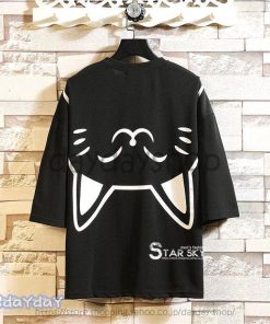 おしゃれ 夏 メンズ 可愛い 猫柄 半袖 涼しい 半袖Tシャツ トップス Tシャツ ファッション