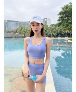 水着 レディース ショットパンツ 水着 3点セット バストンドゥ 小胸バンドゥ 水着セット セパレート 着痩せ 大きいサイズ ママ水着 20代 30代 40代 スイムウェア