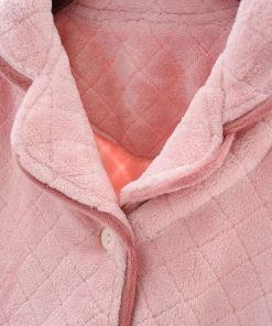 パジャマ レディース ルームウェア 冬 フランネル セットアップ 長袖 上下セット 暖かい 可愛い ロングパンツ 厚手 韓国風 寝巻き ピンク 部屋着 グレー ブルー