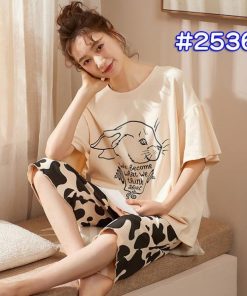 パジャマ ルームウェア レディース 夏 綿 半袖 パジャマ ルームウェア 大きいサイズ ショットパンツ 上下セット 可愛い 女性 部屋着 寝間着 韓国風