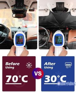 仮眠 遮熱 車用パラソル 傘型 車中泊 車用サンシェード 紫外線カット 日よけ Uv フロントシェード 遮光 折り畳み式