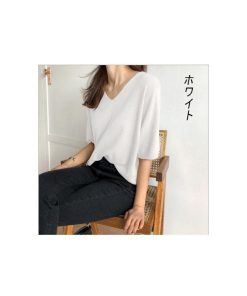 Tシャツ レディース トップス 40代 半袖 綿 春夏 カットソー 新作 大きいサイズ シンプル UVカット 韓国風 20代 おしゃれ 40代 かわいい 30代