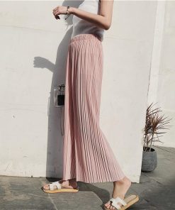 キュロット ワイトパンツ レディース ズボン パンツ ボトムス ワイドパンツ シフォン 大きいサイズ ハイウエスト プリーツ オシャレ 30代 カジュアル 50代 40代