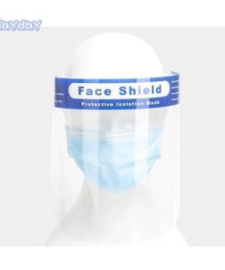 男女兼用 花粉症 弾性バンド 飛沫防止シールド スポンジ保護面 フェイスカバー フェイスシールド PET製 飛沫ガード 調整可能 透明マスク