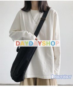 Tシャツ レディース カットソー 長袖 無地 ゆったり シルエット おしゃれ 春秋 トップス 大きいサイズ Tシャツ シャツ 白 ポイント消化